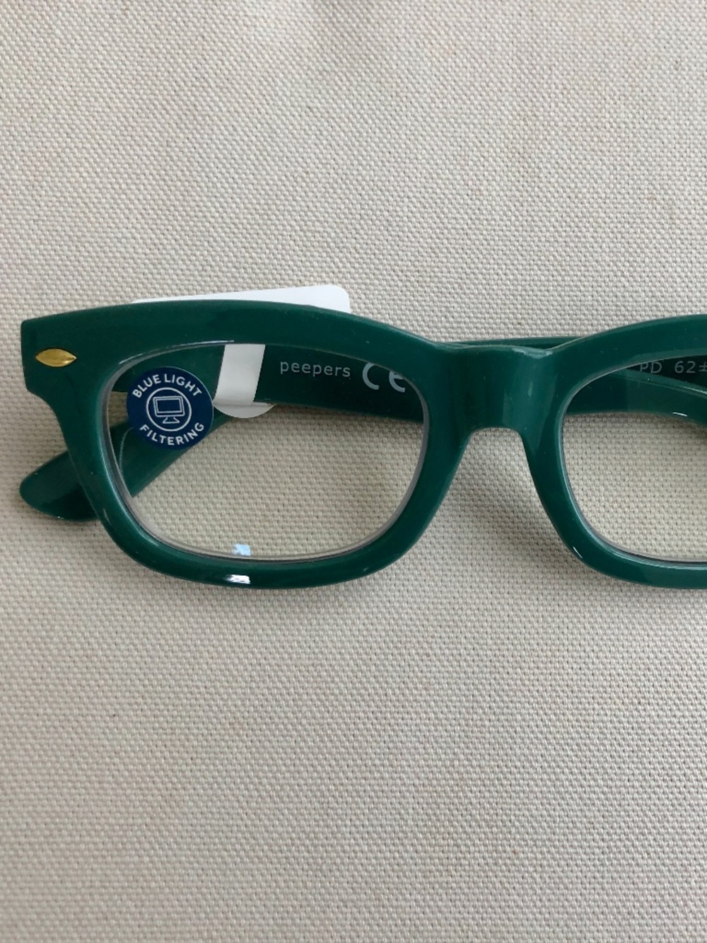 New Peepers Green Lois Blue Light Filtering Reading Glasses +1.00